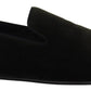 Green Velvet Slip On Mens Loafers Shoes