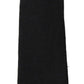 Elegant Black Knitted Silk Necktie