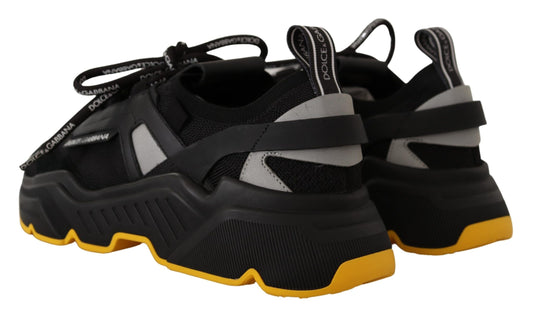 Elegant Daymaster Casual Sneakers - Black/Yellow