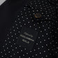 Elegant Black Formal Wool Blend Blazer