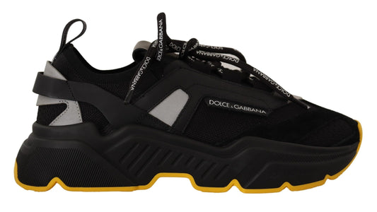 Elegant Daymaster Casual Sneakers - Black/Yellow