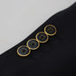 Elegant Black Formal Wool Blend Blazer