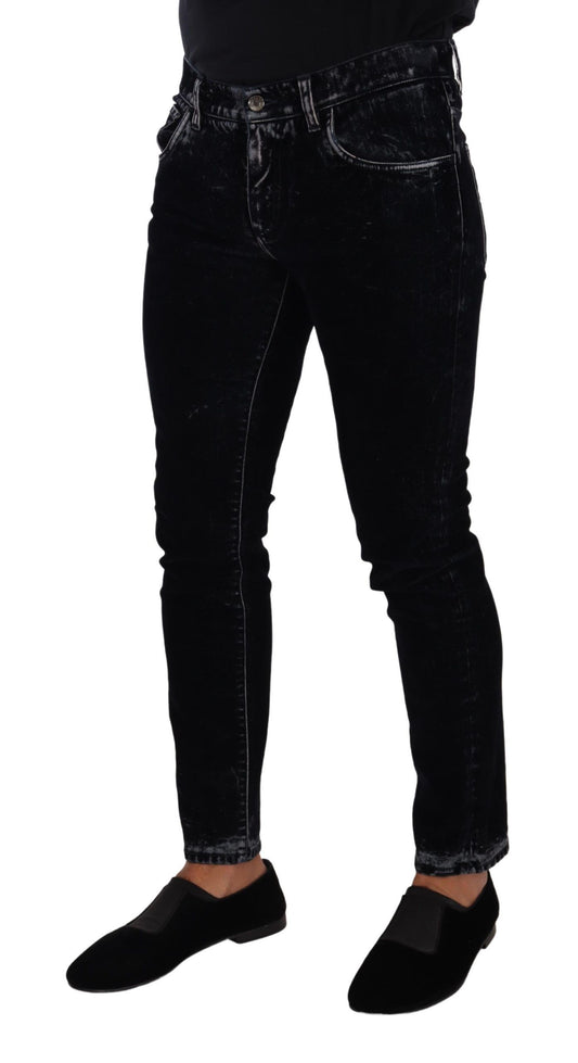 Sleek Black Skinny Denim Jeans