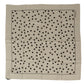 Black Ivory Polka Dots Square Handkerchief Scarf