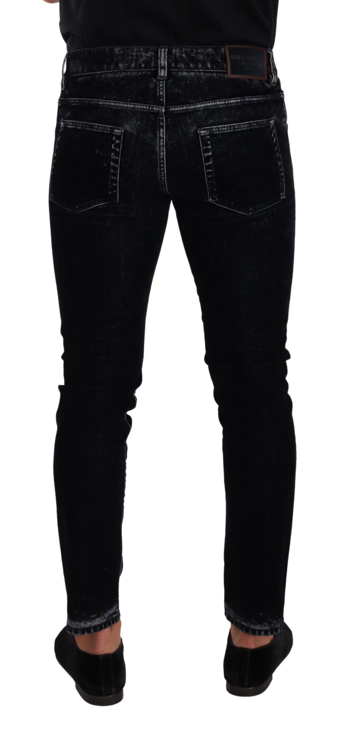 Sleek Black Skinny Denim Jeans