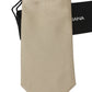 Elegant Light Brown Silk Necktie