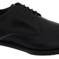 Black Leather SARTORIA Hand Made Shoes