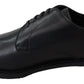 Black Leather SARTORIA Hand Made Shoes