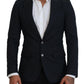 Blue Cotton Formal Taormina Blazer