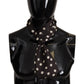 Brown White Polka Dots Shawl Warm Neck Wrap Scarf