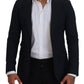 Blue Cotton Formal Taormina Blazer
