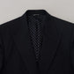 Blue Cotton Formal Taormina Blazer