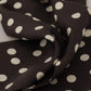 Brown White Polka Dots Shawl Warm Neck Wrap Scarf