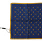 Multicolor Printed DG Logo Square Handkerchief Scarf
