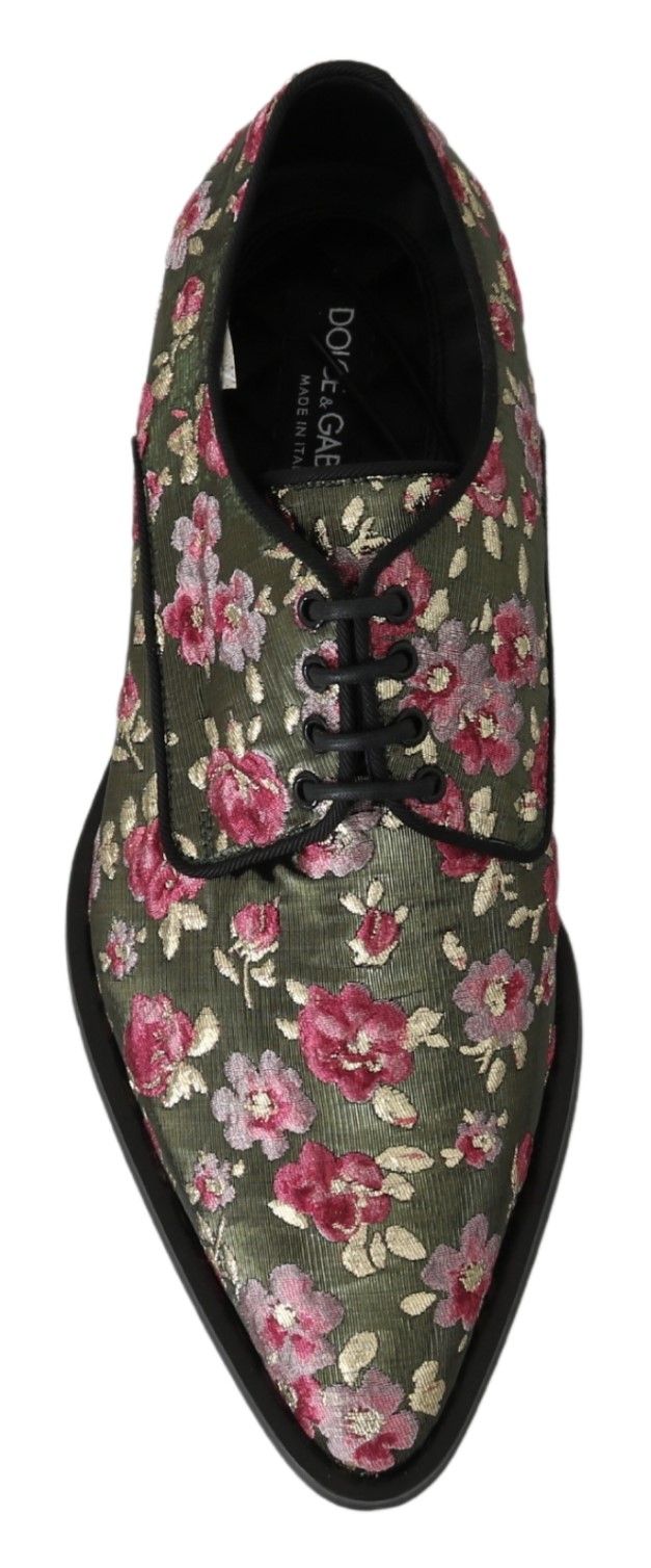 Floral Elegance Jacquard Flat Shoes