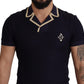 Elegant Silk-Blend Polo T-Shirt