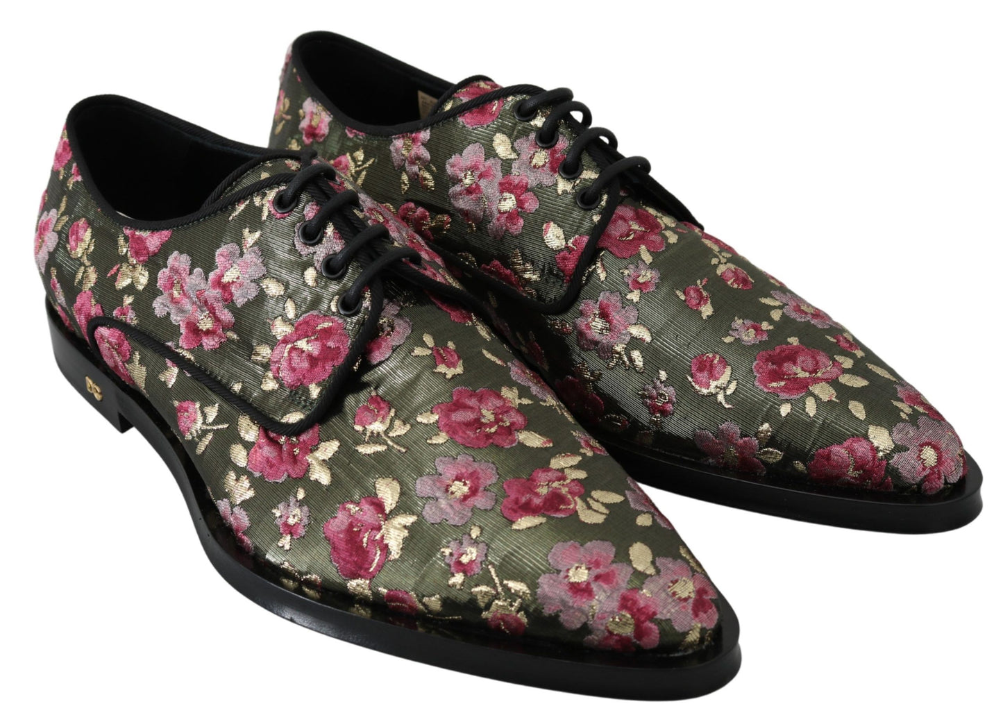 Floral Elegance Jacquard Flat Shoes