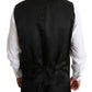 Elegant Black Silk-Blend 3 Piece Suit