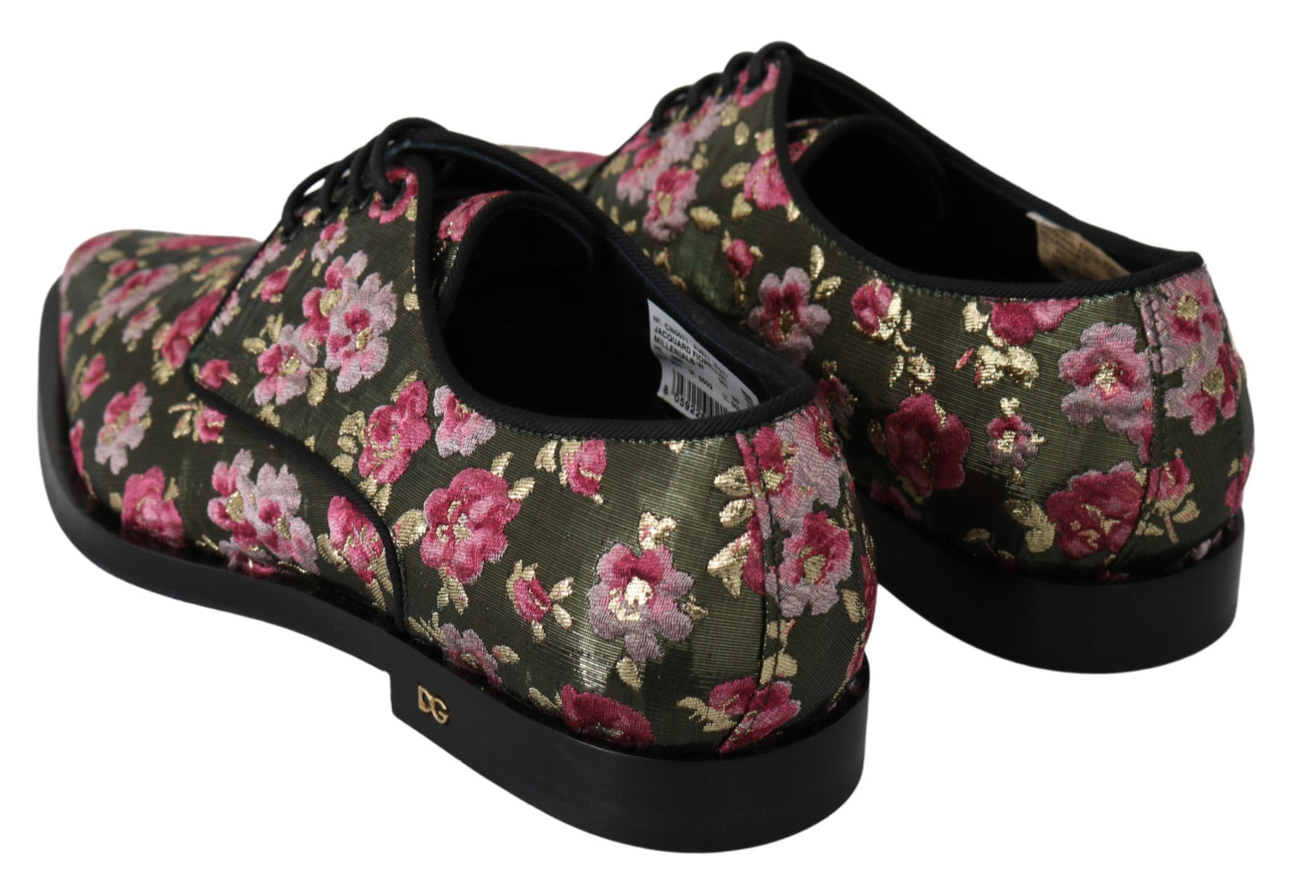 Floral Elegance Jacquard Flat Shoes