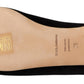Black DG Sacred Heart Patch Slip On Flat Shoes