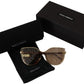 Elegant Gold-Toned UV Protective Sunglasses