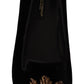 Black DG Sacred Heart Patch Slip On Flat Shoes