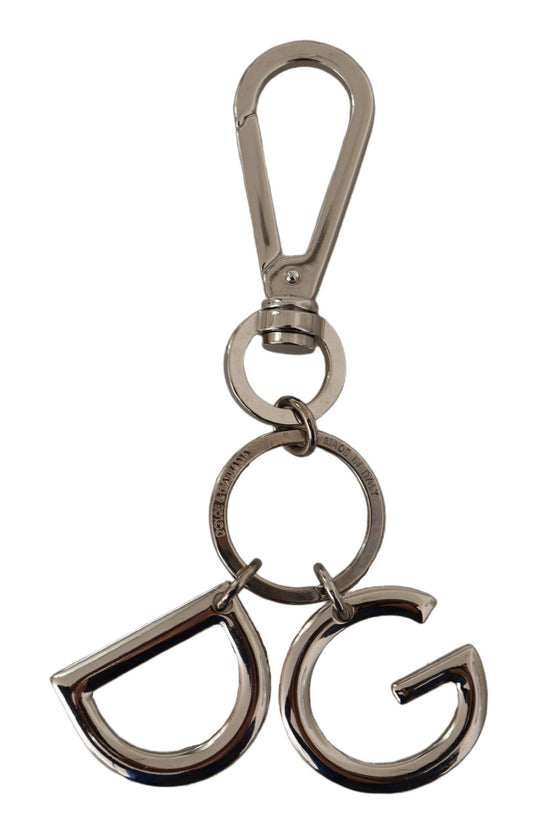 Elegant Silver Brass Keychain Accessory