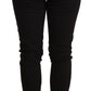 Black Slim Fit Denim Cotton Stretch Jeans
