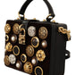 Enchanted Velvet Iguana Leather Box Bag