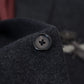 Elegant Gray Single Breasted Wool Blazer