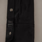 Elegant Leather Button-Down Slim Fit Shirt