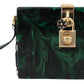 Chic Rose Pink Metallic Sheen Box Bag