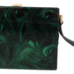 Chic Rose Pink Metallic Sheen Box Bag