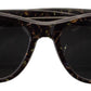 Elegant Black Acetate Sunglasses for Women
