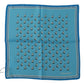 Elegant Light Blue Silk Men's Square Scarf