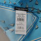 Elegant Light Blue Silk Men's Square Scarf