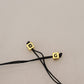 Elegant Men's Glass and Brass Bracelet