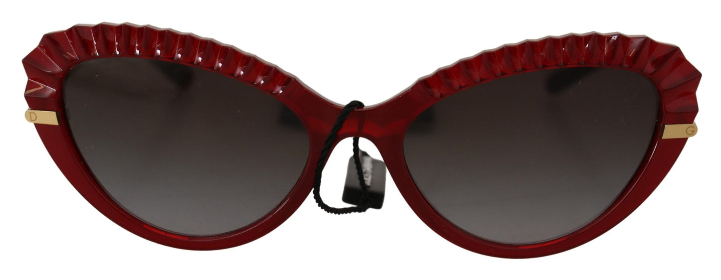 Chic Red Gradient Lens Sunglasses