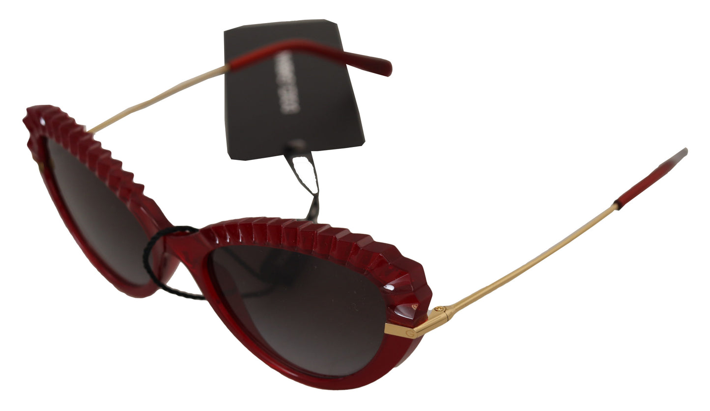 Chic Red Gradient Lens Sunglasses