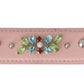 Stunning Pink Crystal Studded Leather Strap