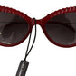 Chic Red Gradient Lens Sunglasses