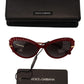 Chic Red Gradient Lens Sunglasses