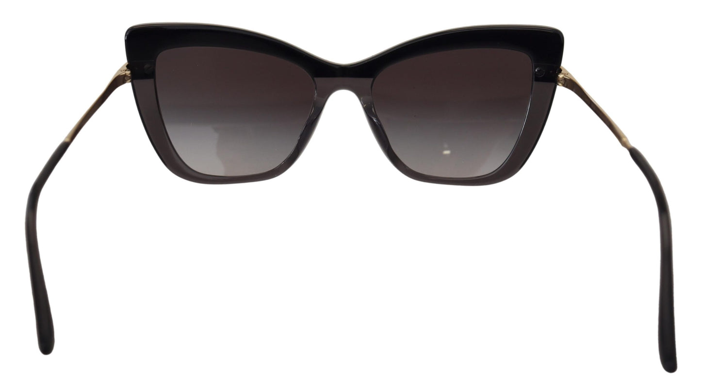 Elegant Black Acetate Sunglasses for Women