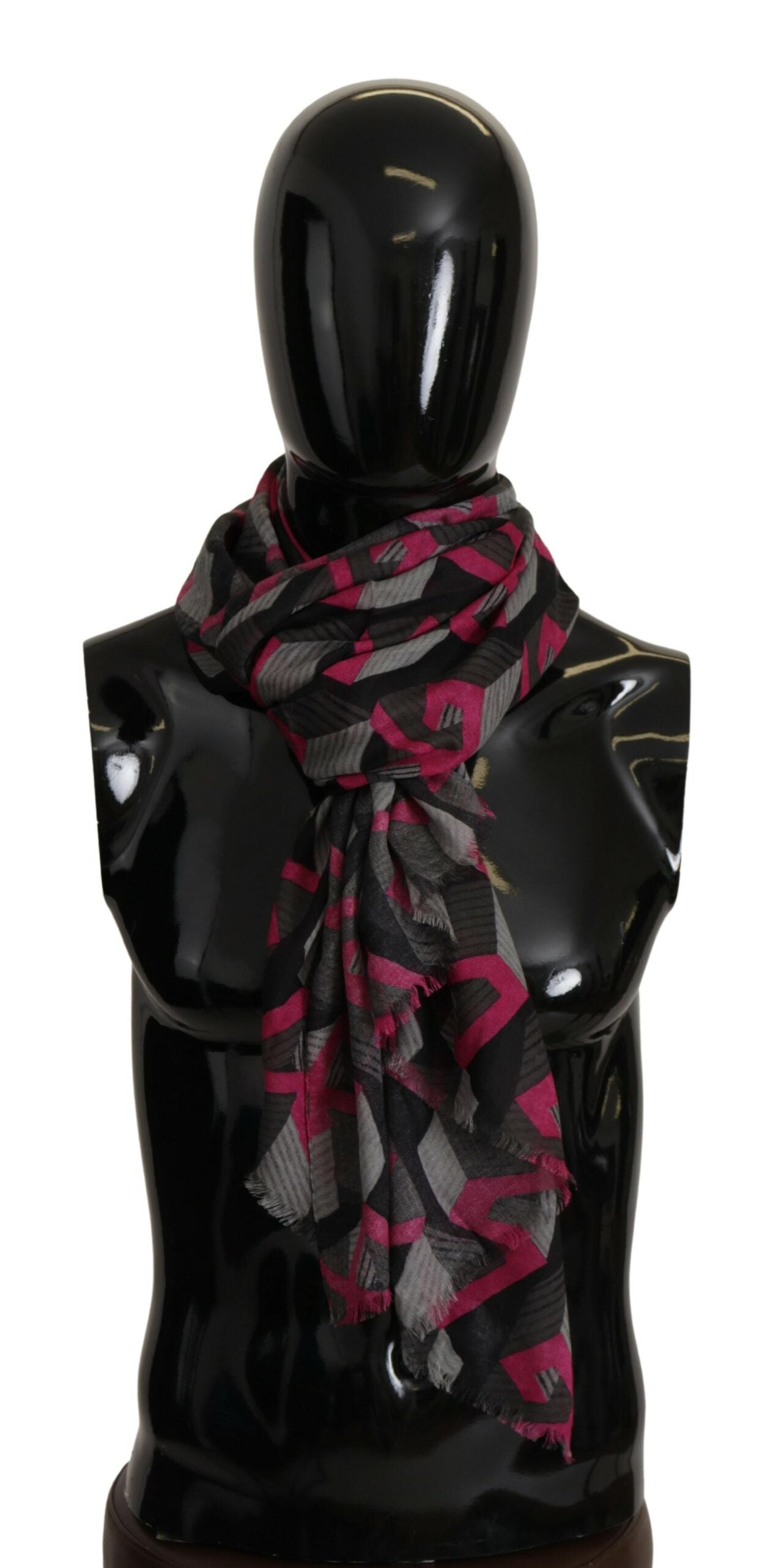 Luxurious Multicolor Modal-Cashmere Men's Scarf