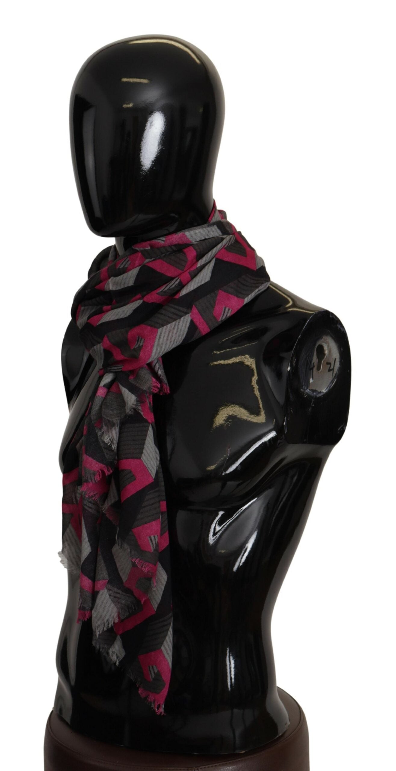 Luxurious Multicolor Modal-Cashmere Men's Scarf