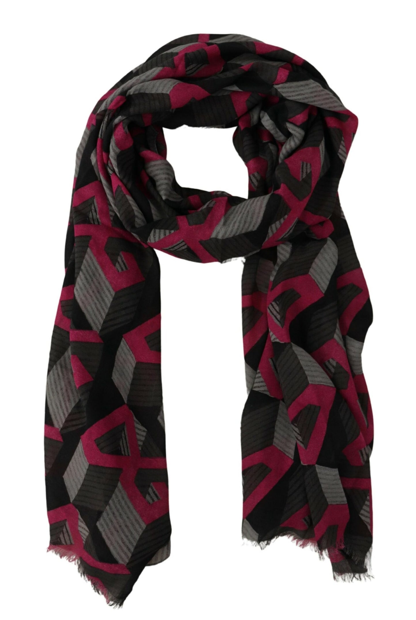 Luxurious Multicolor Modal-Cashmere Men's Scarf