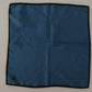 Black Blue DG Crown Printed Square Handkerchief Scarf