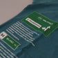 Blue Logo Print Crewneck Cotton T-shirt