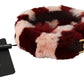 Pink Red Lapin Fur Accessory Shoulder Strap
