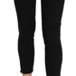 Chic Black Low Waist Skinny Cropped Pants